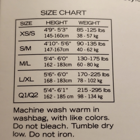 MeMoi Boston Ribbed Cotton Blend Sweater Tights Size S/M - Picture 6 of 8